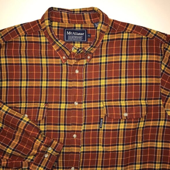 Men's McAlister Countrysport Long Sleeve Button Shirt-Size 2XL - Picture 1 of 13